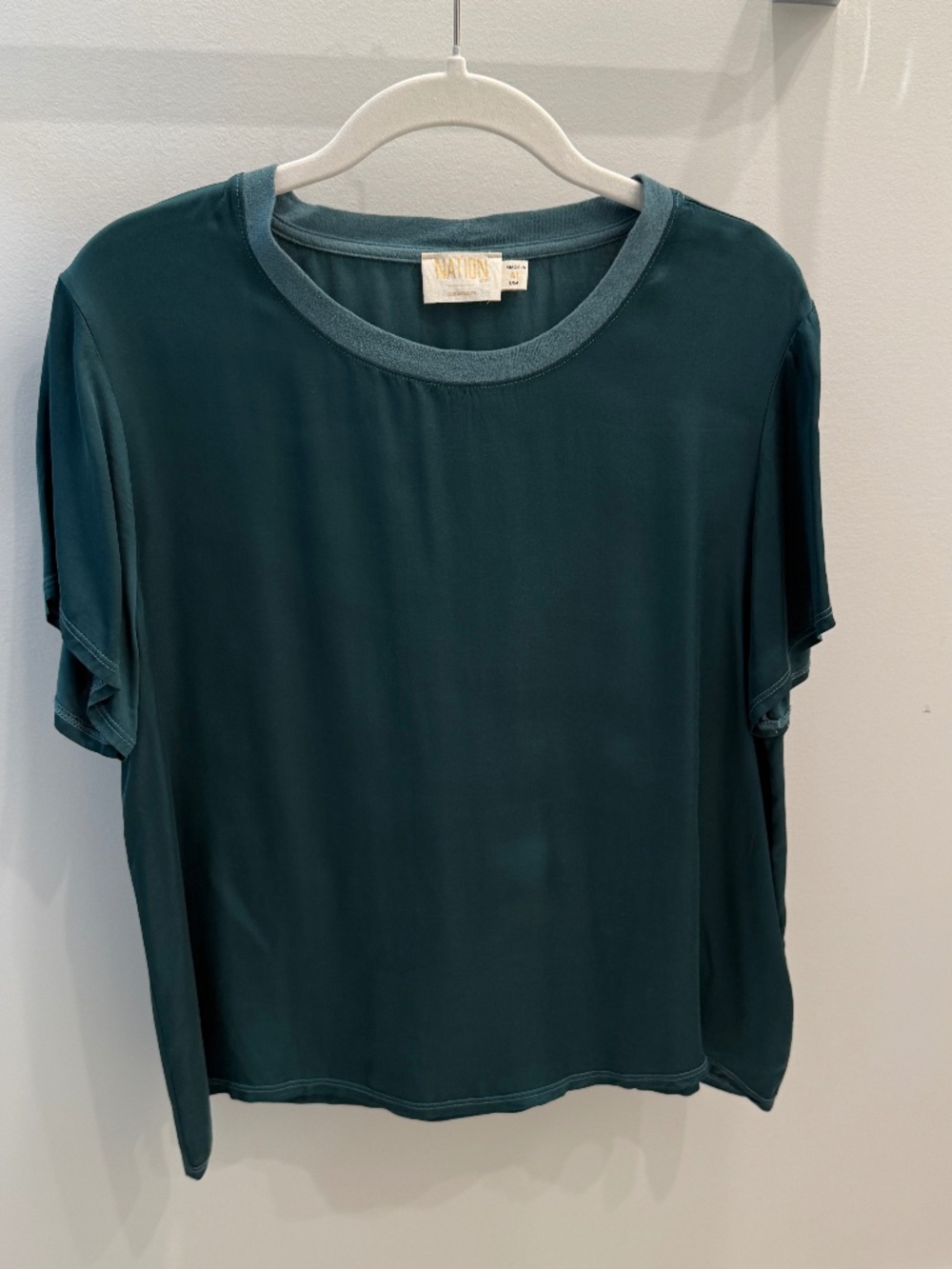 Nation Ltd - Women's Satin Marie Top Size Medium